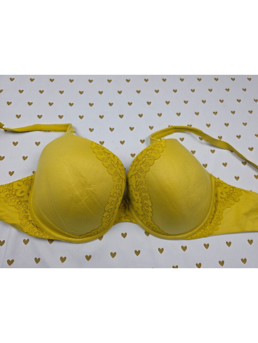 Victorias Secret Yellow 38D Perfect Shape Bra